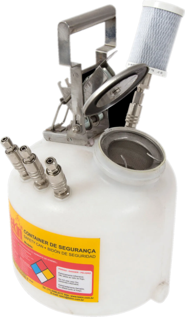 Container de Segurança Modelo T7F para HPLC